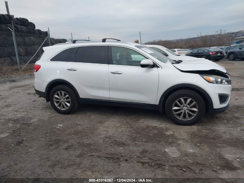 2016 Kia Sorento 2.4L Lx VIN: 5XYPG4A38GG029180 Lot: 41018267