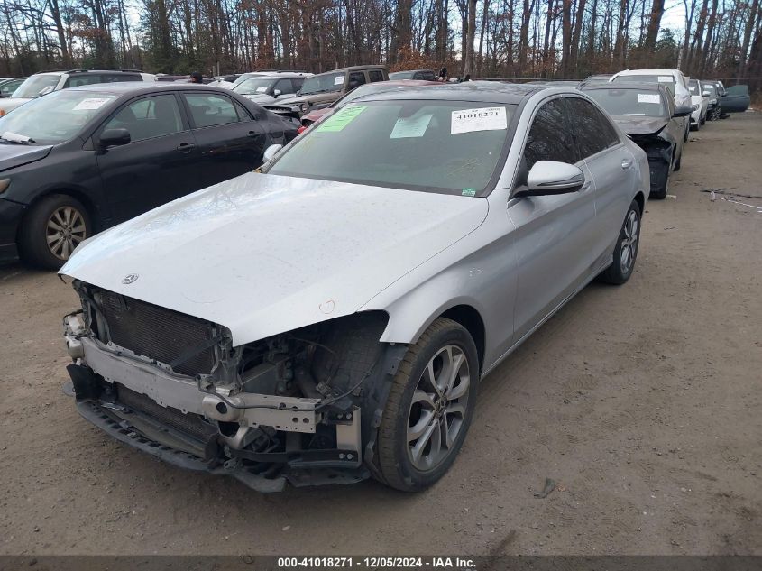 VIN WDDWF4KB0JR325376 2018 Mercedes-Benz C 300, 4Matic no.2