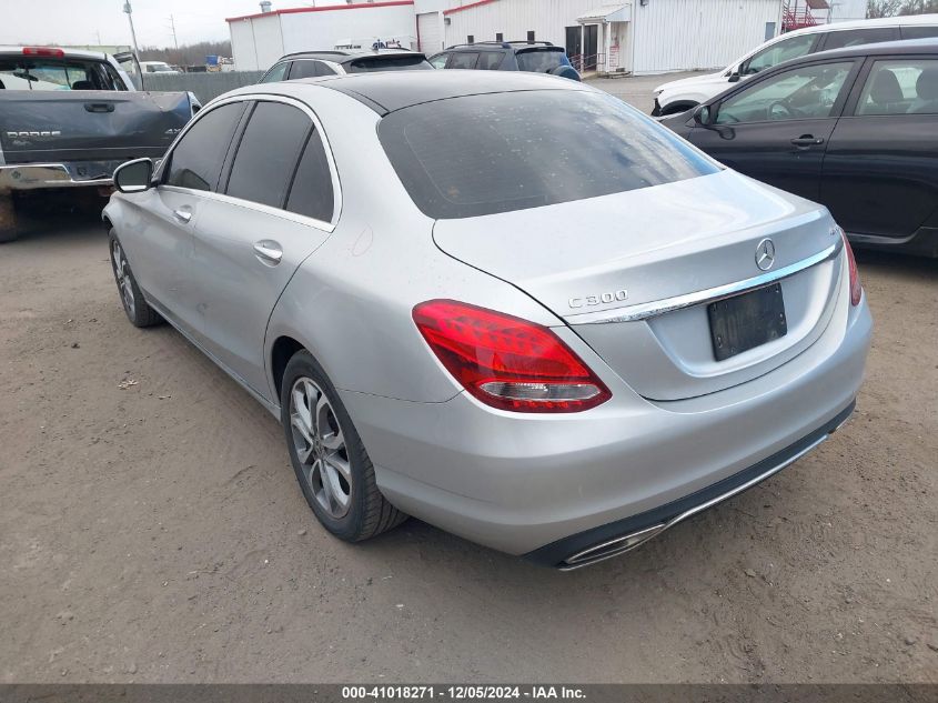 VIN WDDWF4KB0JR325376 2018 Mercedes-Benz C 300, 4Matic no.3