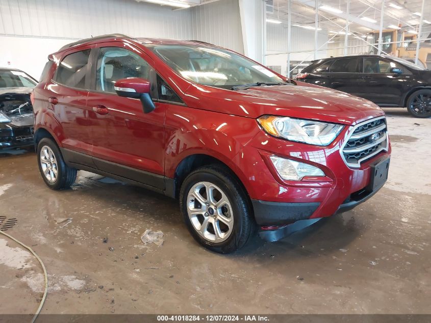 VIN MAJ6S3GL5LC326133 2020 Ford Ecosport, SE no.1