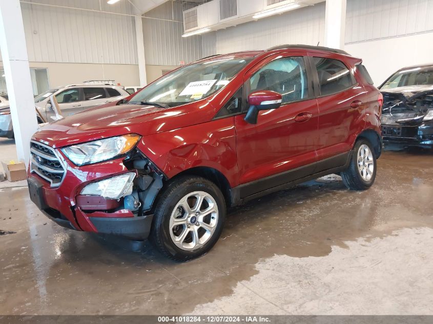 VIN MAJ6S3GL5LC326133 2020 Ford Ecosport, SE no.2