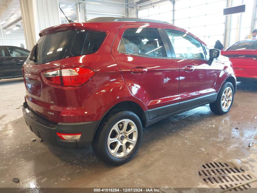 VIN MAJ6S3GL5LC326133 2020 Ford Ecosport, SE no.4