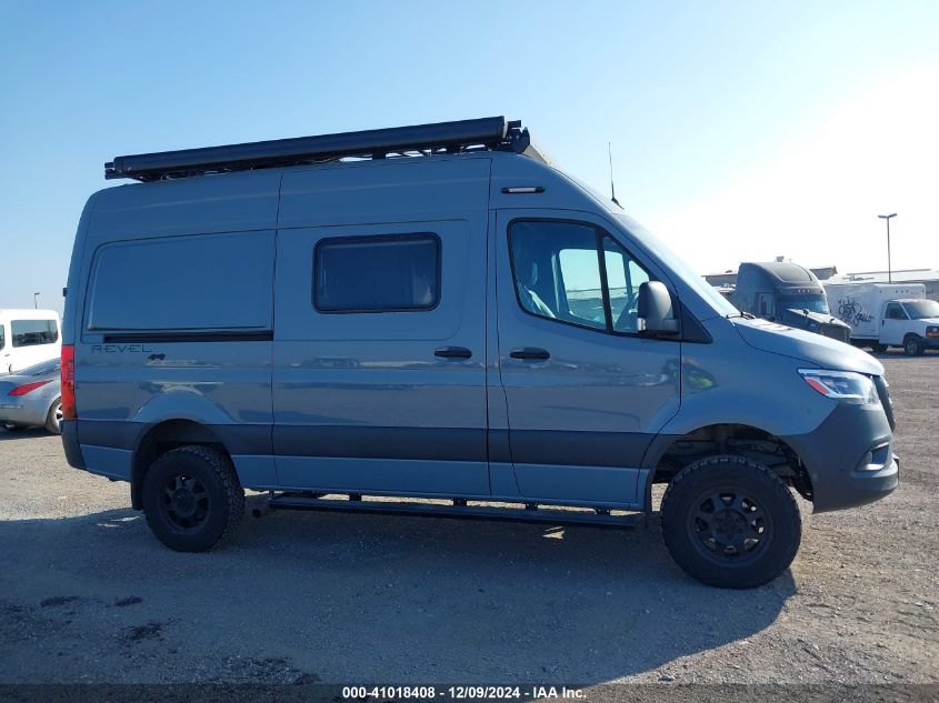 2022 Mercedes-Benz Sprinter 2500 Standard Roof V6 VIN: W1W4EBVY6NP485034 Lot: 41018408