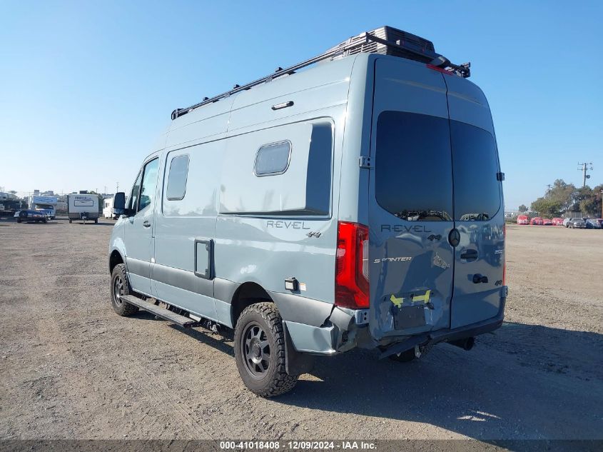 2022 Mercedes-Benz Sprinter 2500 Standard Roof V6 VIN: W1W4EBVY6NP485034 Lot: 41018408