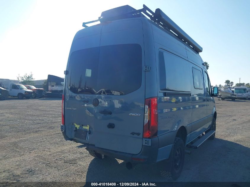 2022 Mercedes-Benz Sprinter 2500 Standard Roof V6 VIN: W1W4EBVY6NP485034 Lot: 41018408