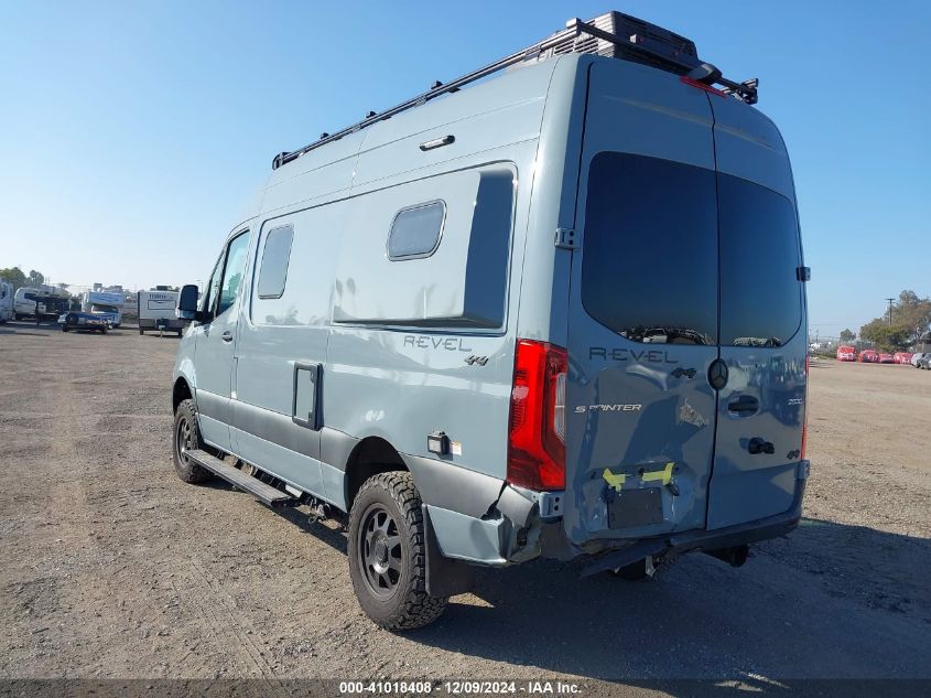 2022 Mercedes-Benz Sprinter 2500 Standard Roof V6 VIN: W1W4EBVY6NP485034 Lot: 41018408