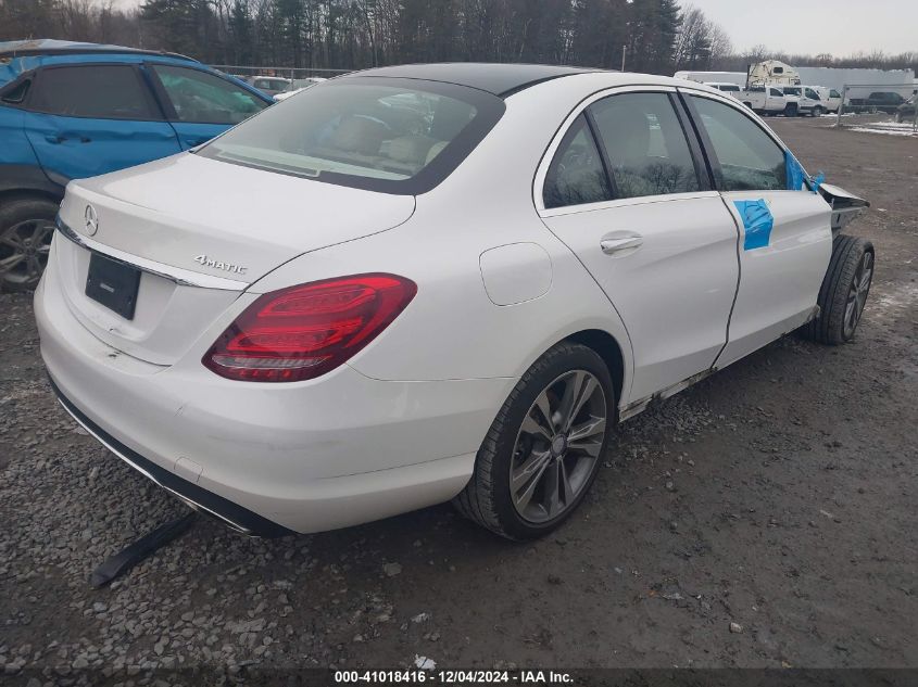 VIN 55SWF4KB3HU193111 2017 Mercedes-Benz C 300, 4Ma... no.4