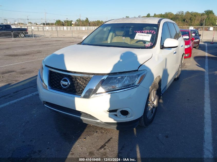 2015 Nissan Pathfinder S VIN: 5N1AR2MN6FC628885 Lot: 41018455