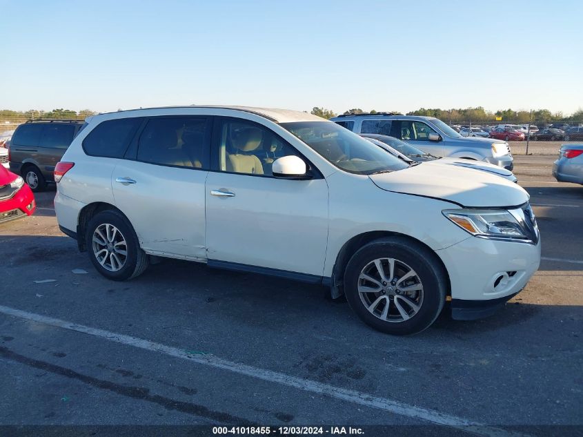 2015 Nissan Pathfinder S VIN: 5N1AR2MN6FC628885 Lot: 41018455