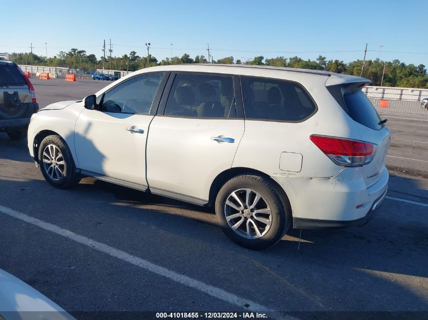 2015 Nissan Pathfinder S VIN: 5N1AR2MN6FC628885 Lot: 41018455