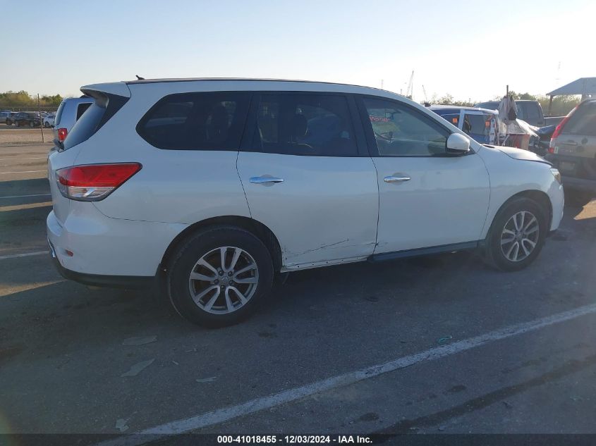 2015 Nissan Pathfinder S VIN: 5N1AR2MN6FC628885 Lot: 41018455