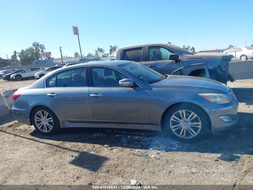 2014 Hyundai Genesis 3.8 VIN: KMHGC4DD0EU262316 Lot: 41018531