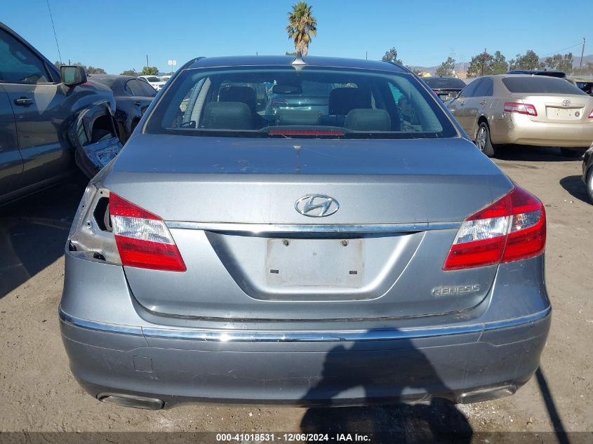 2014 Hyundai Genesis 3.8 VIN: KMHGC4DD0EU262316 Lot: 41018531