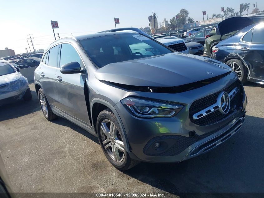 VIN W1N4N4GB9MJ240111 2021 MERCEDES-BENZ GLA 250 no.1