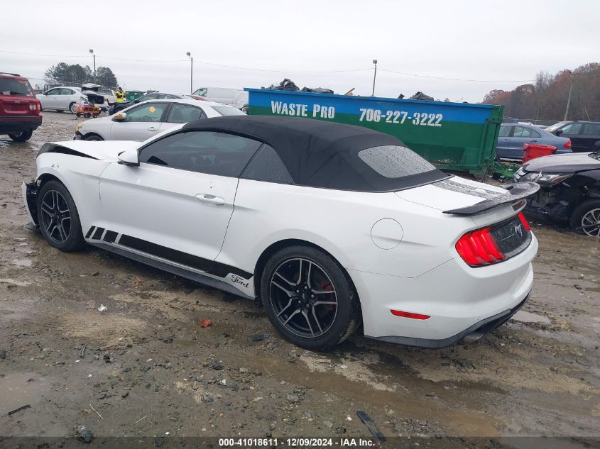 VIN 1FATP8UHXJ5132801 2018 Ford Mustang, Ecoboost P... no.3