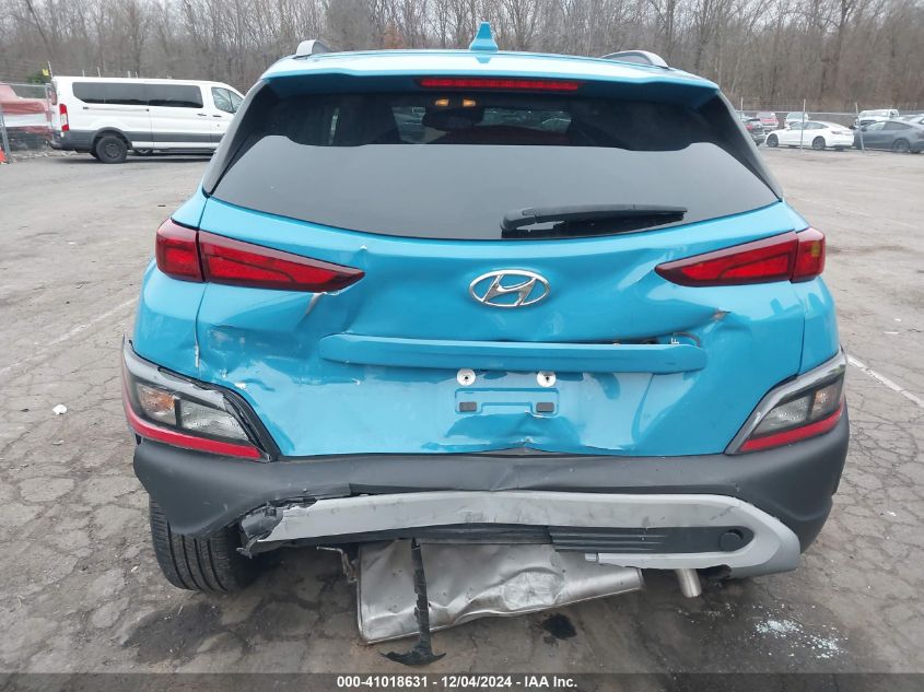 2023 Hyundai Kona Sel VIN: KM8K6CAB0PU934599 Lot: 41018631