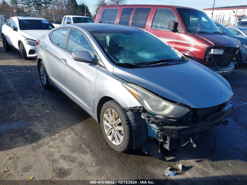 VIN KMHDH4AE1EU149685 2014 Hyundai Elantra, SE no.1