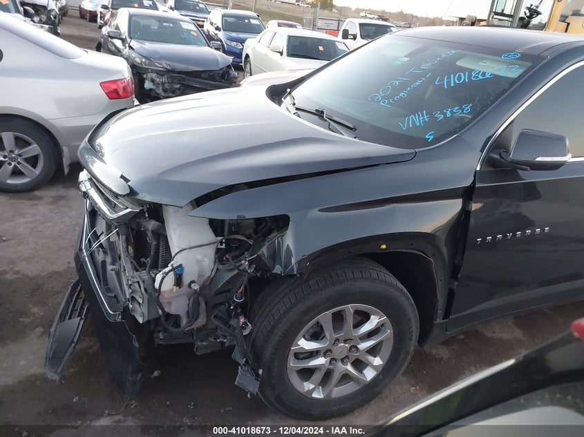 2021 CHEVROLET TRAVERSE FWD LT CLOTH - 1GNERGKW7MJ233838