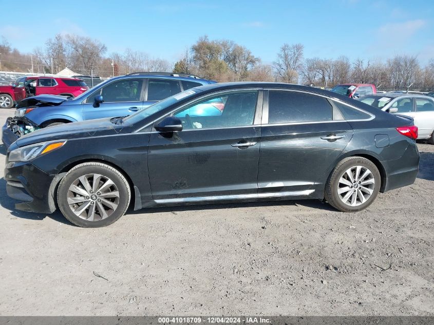 VIN 5NPE34AF3HH481674 2017 Hyundai Sonata, Sport no.14