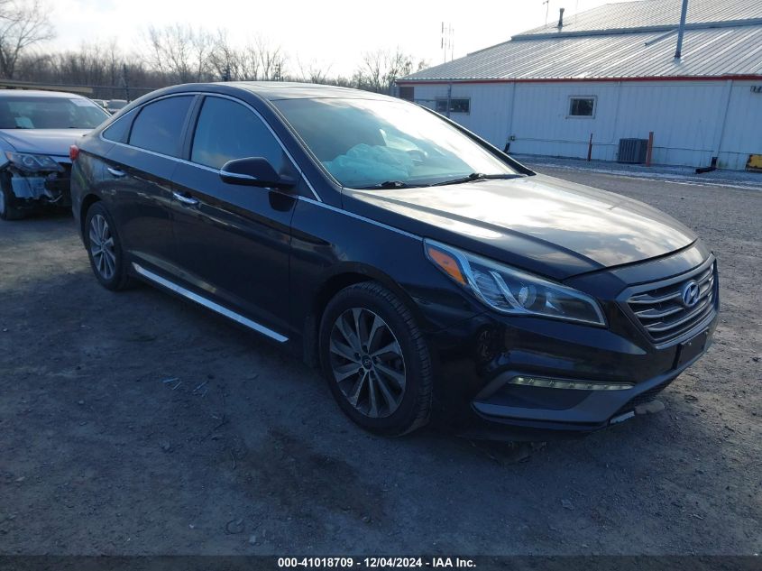 VIN 5NPE34AF3HH481674 2017 Hyundai Sonata, Sport no.1