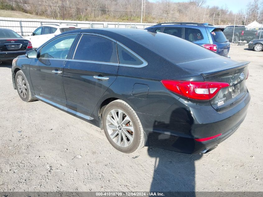 2017 HYUNDAI SONATA SPORT - 5NPE34AF3HH481674