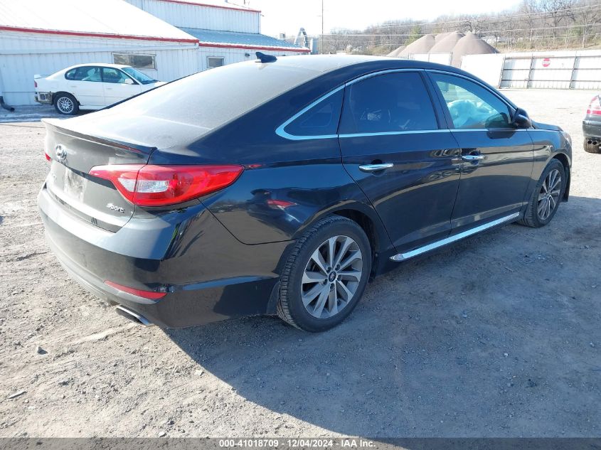 VIN 5NPE34AF3HH481674 2017 Hyundai Sonata, Sport no.4