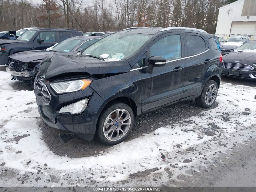 VIN MAJ6S3KL9NC469256 2022 Ford Ecosport, Titanium no.2