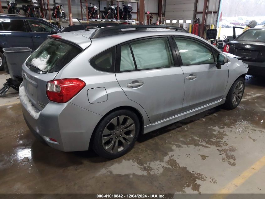 VIN JF1GPAL69E8302966 2014 Subaru Impreza, 2.0I Spo... no.4