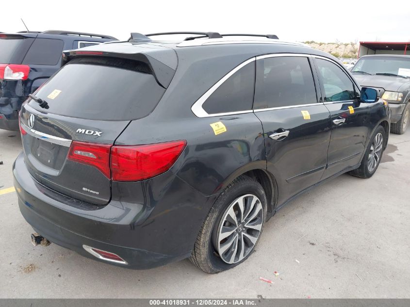 VIN 5FRYD4H49GB050329 2016 Acura MDX, Technology... no.4