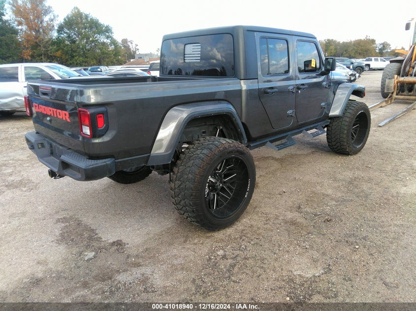 Vin: 1c6hjtag9pl554845, lot: 41508844, jeep gladiator willys 4x4 20234