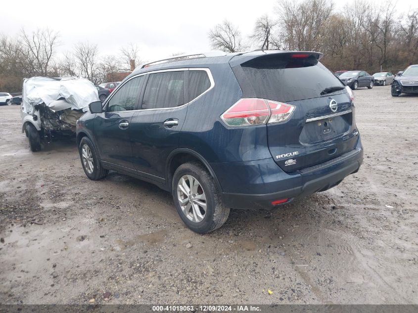 VIN 5N1AT2MV5GC745490 2016 Nissan Rogue, SV no.3