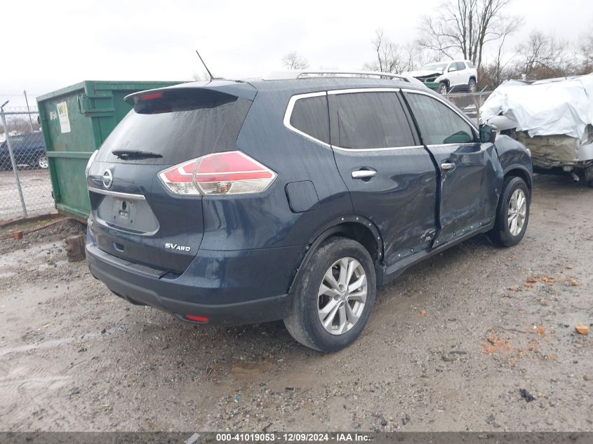 VIN 5N1AT2MV5GC745490 2016 Nissan Rogue, SV no.4