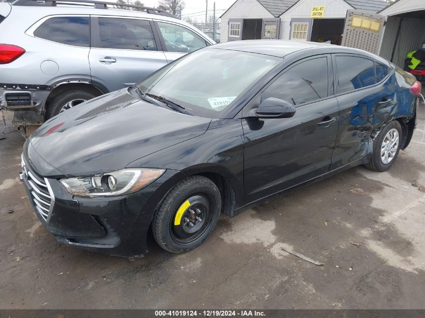 VIN 5NPD74LF4HH209678 2017 Hyundai Elantra, SE no.2