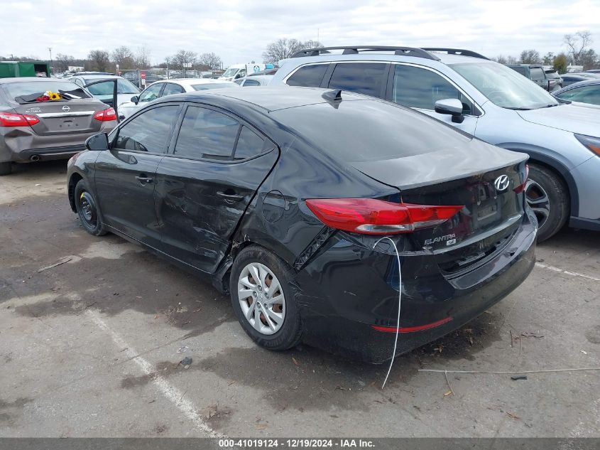 VIN 5NPD74LF4HH209678 2017 Hyundai Elantra, SE no.3