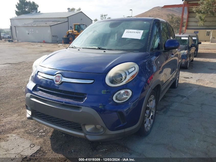 2016 Fiat 500L Trekking VIN: ZFBCFADH6GZ038438 Lot: 41019309