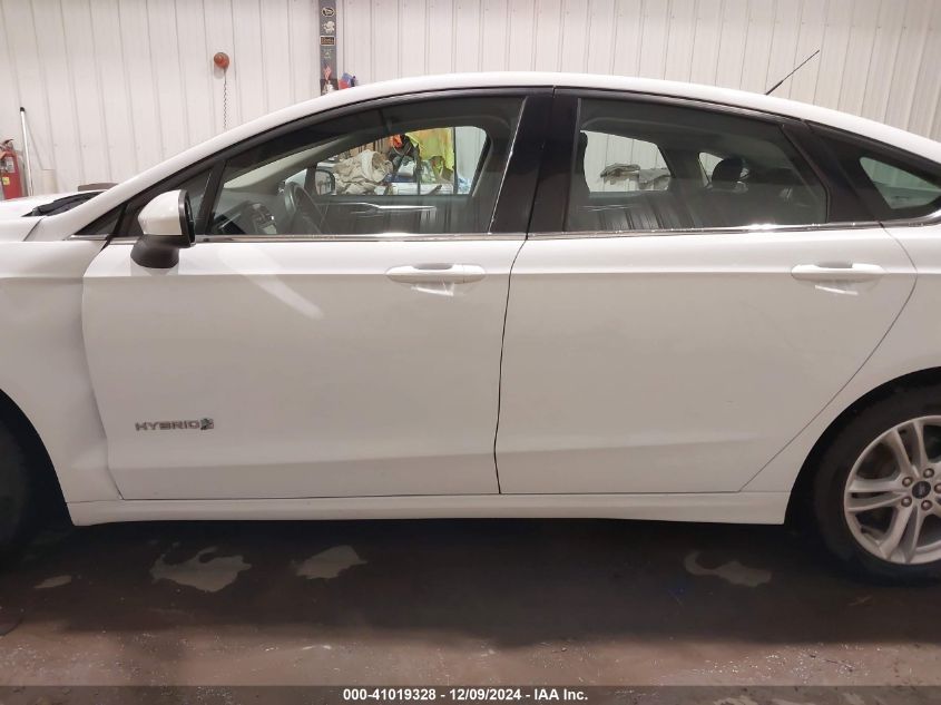 VIN 3FA6P0LU1JR285044 2018 Ford Fusion, Hybrid SE no.15