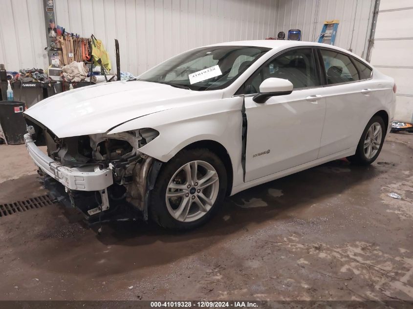 VIN 3FA6P0LU1JR285044 2018 Ford Fusion, Hybrid SE no.2