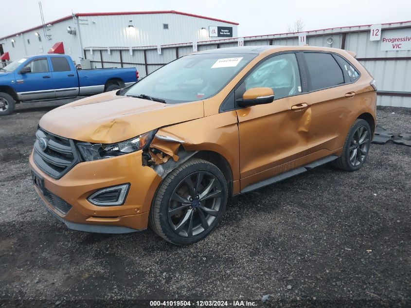 VIN 2FMPK4APXGBC30452 2016 FORD EDGE no.2