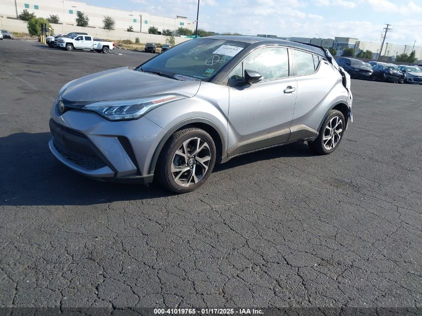 VIN JTNKHMBX1L1071608 2020 Toyota C-HR, Xle no.2