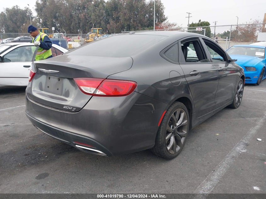 Vin: 1c3cccbg8fn515103, lot: 41509694, chrysler 200 s 20154