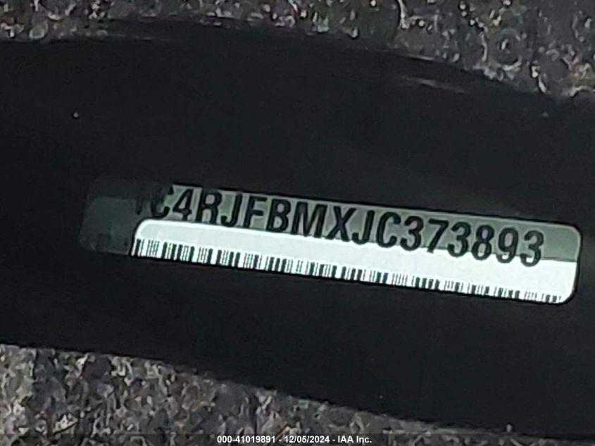 VIN 1C4RJFBMXJC373893 2018 Jeep Grand Cherokee, Lim... no.9