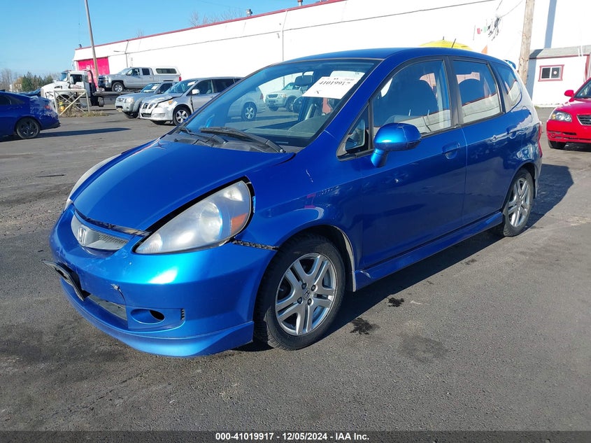 2008 HONDA FIT VIN: JHMGD37638S037038