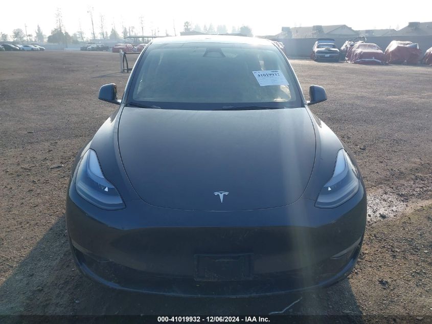 2024 Tesla Model Y Long Range Dual Motor All-Wheel Drive VIN: 7SAYGAEE2RF047346 Lot: 41019932