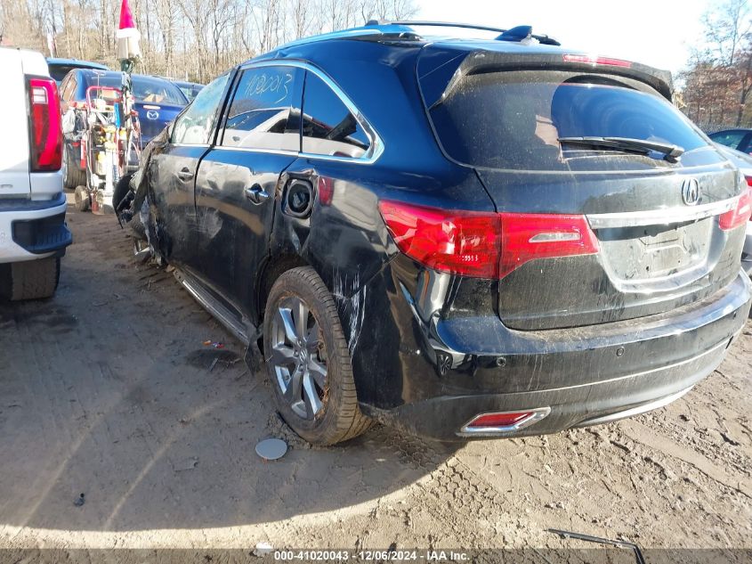 VIN 5FRYD4H92GB035702 2016 Acura MDX, Advance   Ent... no.3