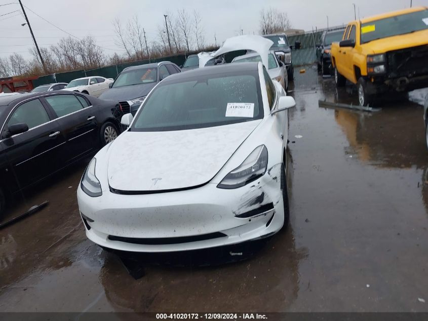 2020 Tesla Model 3 Long Range Dual Motor All-Wheel Drive VIN: 5YJ3E1EBXLF637627 Lot: 41020172