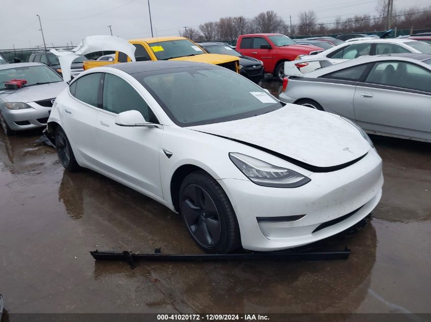 2020 Tesla Model 3 Long Range Dual Motor All-Wheel Drive VIN: 5YJ3E1EBXLF637627 Lot: 41020172