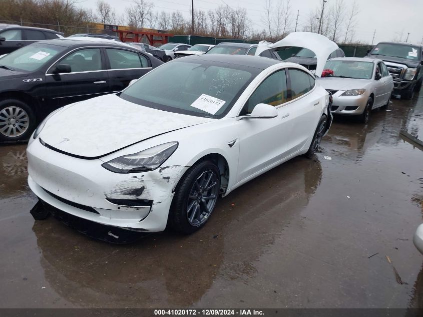 2020 Tesla Model 3 Long Range Dual Motor All-Wheel Drive VIN: 5YJ3E1EBXLF637627 Lot: 41020172