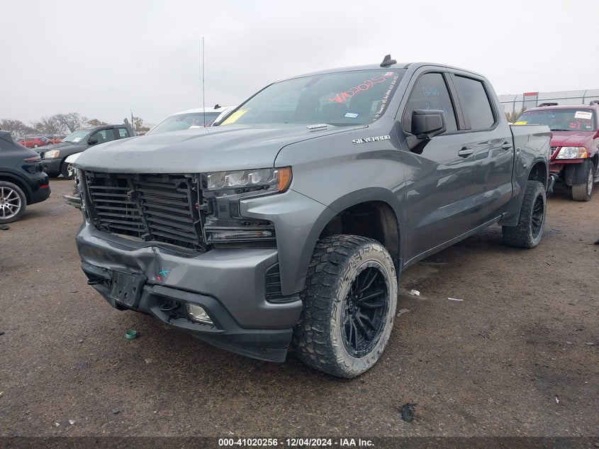 2021 CHEVROLET SILVERADO 1500 4WD  SHORT BED RST - 1GCUYEET6MZ134474