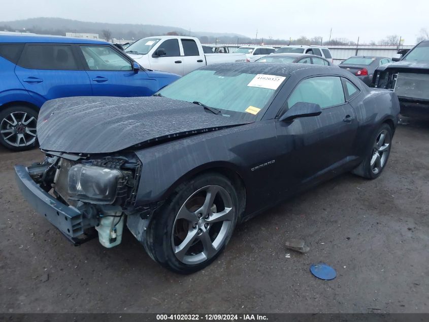 VIN 2G1FC1E3XD9160529 2013 Chevrolet Camaro, 2LT no.2