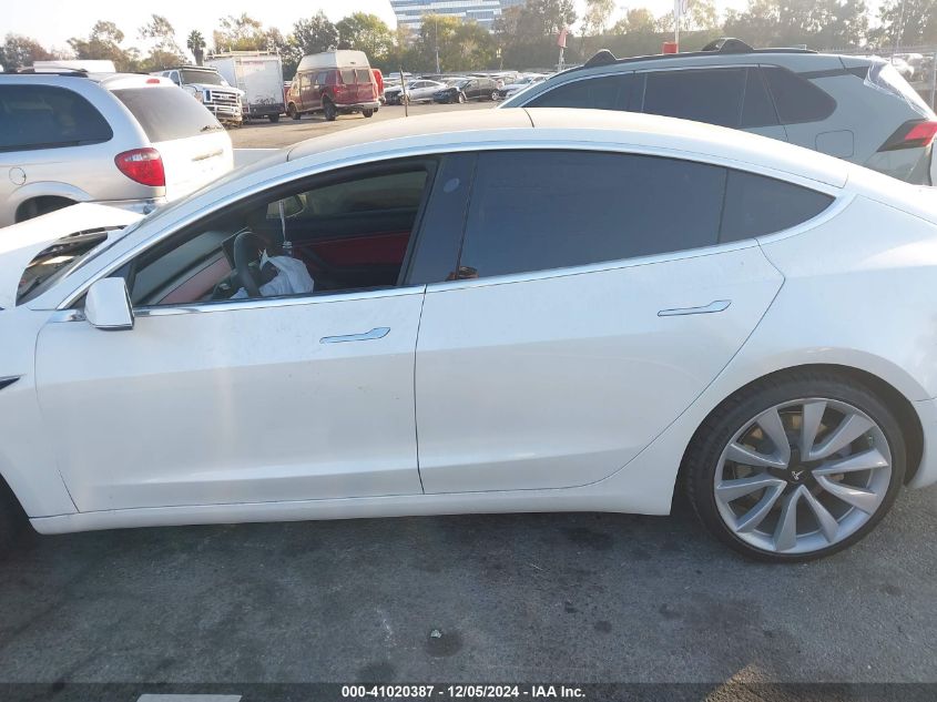 2020 Tesla Model 3 Long Range Dual Motor All-Wheel Drive VIN: 5YJ3E1EB4LF622878 Lot: 41020387